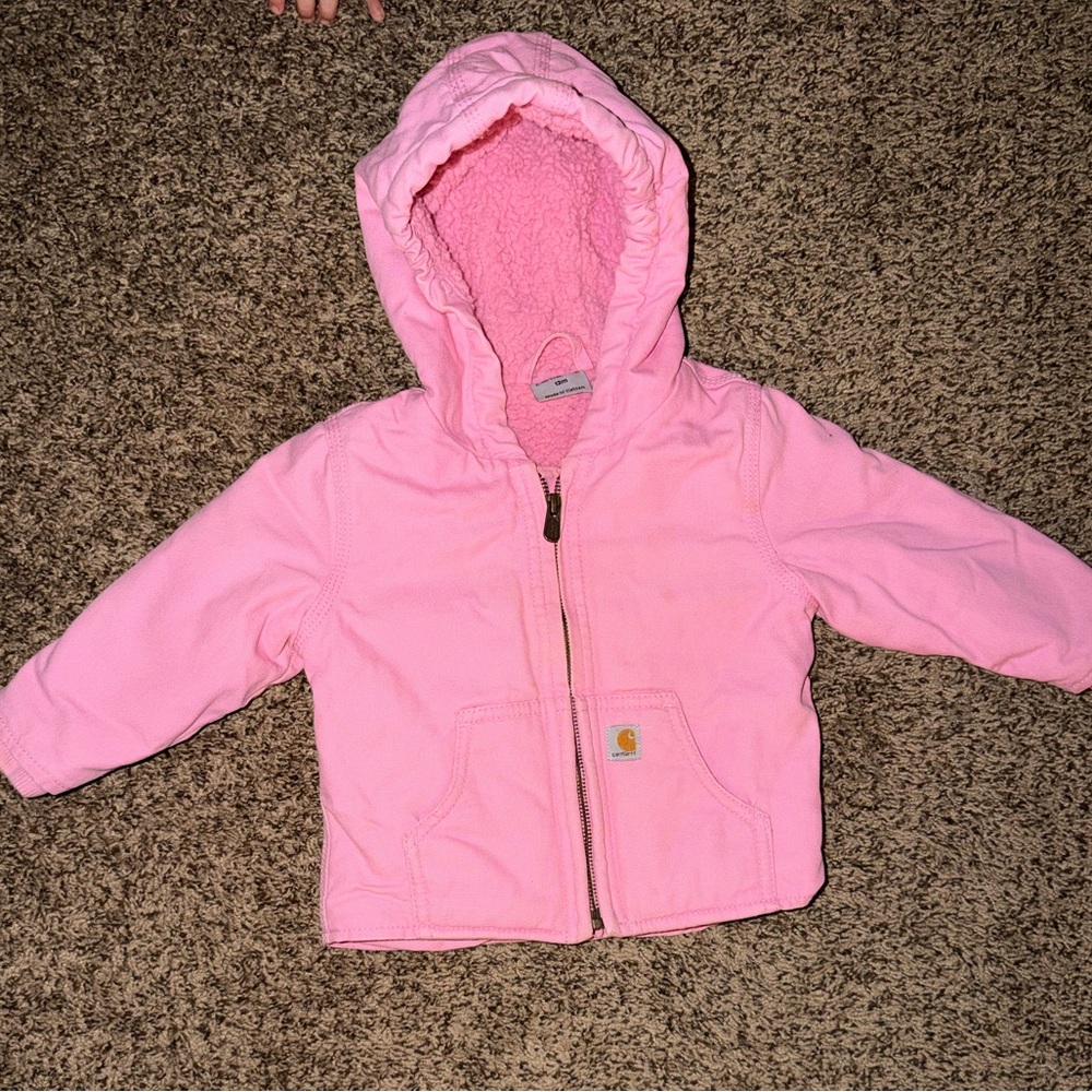 Carhartt Light Pink Hooded Jacket